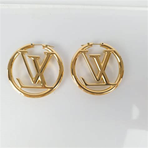 lv hoop earrings price|louis vuitton symbol earrings.